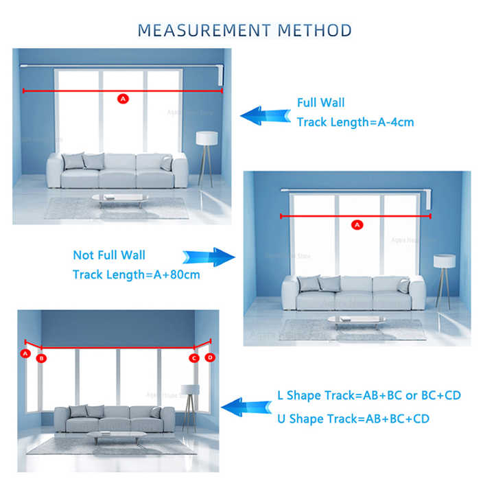 The motorized curtain track system works with Duya’s Tuya and the smart motor of the smart curtain household metal material
