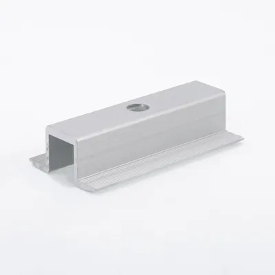 Single – Hole Aluminum U – Channel Clamp with Smooth Finish for Clean – Room and Precision Applications Solar MID Clamp